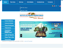 Tablet Screenshot of institutodelenguasinternacionales.net